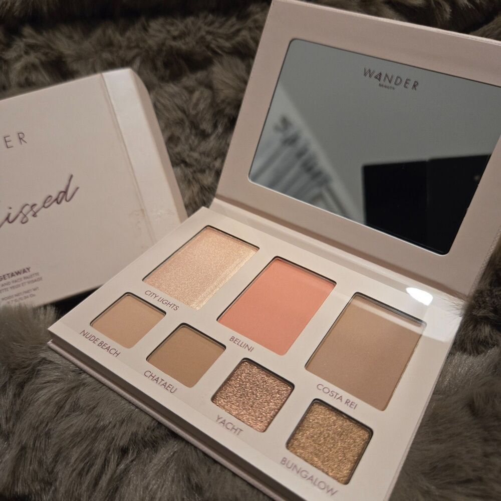 Wander Beauty Sunkissed Getaway Eye & Face Palette Blush Bronzer Highlighter NEW